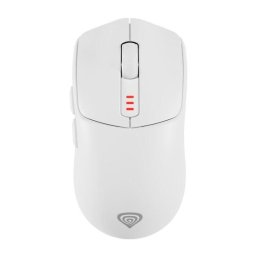 Mouse Gaming Genesis Zircon 500, optic, 10000 dpi, Wireless, Bluetooth, USB, Alb