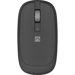 Mouse wireless Natec Lark, rezolutie 400DPI, 3 butoane, baterii 1x AA, Negru