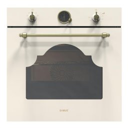 Cuptor incorporabil Samus SC630VTA9, 74L, design rustic