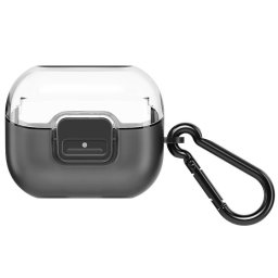 Husa de protectie Samsung pentru Galaxy Buds 3, Galaxy Buds 3 Pro, cu clema, Transparenta