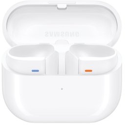 Carcasa de incarcare Samsung pentru casti Samsung Galaxy Buds3 Pro, USB-C, suport incarcare wireless (Qi), Alb