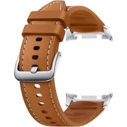 Curea Smartwatch Samsung Hybrid pentru Galaxy Watch8 / Watch8 Classic, marime reglabila S/M/L, Maro Camel