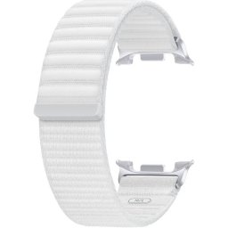 Curea Smartwatch Samsung Fabric Band, pentru Galaxy Watch8 / Watch8 Classic, marime M/L, Alb