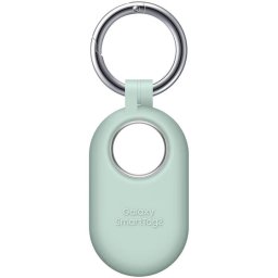 Husa protectie cu breloc Samsung, pentru Galaxy SmartTag2, silicon, Verde Menta