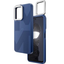 Husa protectie spate HMD Flashy Outfit Case pentru HMD Fusion, 8P00000326, Albastru Indigo