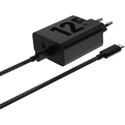 Incarcator retea Motorola PG38C06632 TurboPower 125W Duo Charger GaN, 2 x USB Type-C (PD), inclus cablu USB Type-C (6.5A), Negru