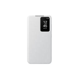 Husa pentru telefon mobil Samsung Galaxy S24 (S921), Flip Smart View Wallet Case, Alb