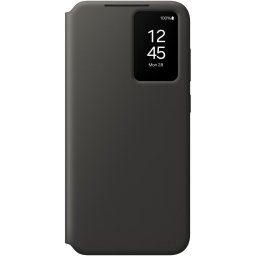 Husa pentru telefon mobil Samsung Galaxy S24 FE (S721), Flip Smart View Wallet Case, Negru