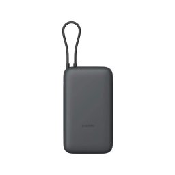 Baterie externa universala Xiaomi BHR9740GL, 22.5 W, 20000 mAh, cablu integrat USB-C, Li-Ion, Gri inchis