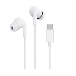 Casca cu fir stereo Type-C Earphones Xioami BHR8930GL, tip "In-Ear", cu mufa USB-Type C, cablu 1.25 m, microfon, Control pe fir, Negru