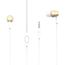 Casca cu fir stereo Motorola Pace 200, tip "In-Ear", cu mufa de 3,5 mm, cablu 1.2 m, microfon, Control pe fir, Auriu