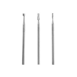 Set 3 freze din Tungsten-Carbid,Proxxon 28752, Argintiu
