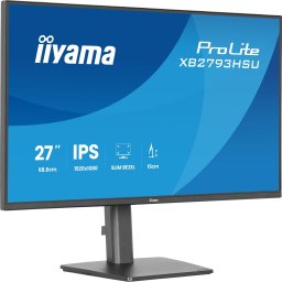 Monitor LED IPS Iiyama ProLite XB2793HSU-B1, 68,6 cm (27 inch), Full HD 1920x1080, 120Hz, 1ms, HDMI, DP, USB HUB, Negru
