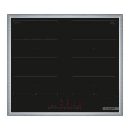 Plita incorporabila Bosch Serie 6 PXX645HC1E, cu inductie, 60 cm 4 zone gatit, Negru