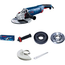 Polizor unghiular Bosch Professional 06018C3300, 2400 W, 6500 RPM, 230 mm diametru disc, Albastru