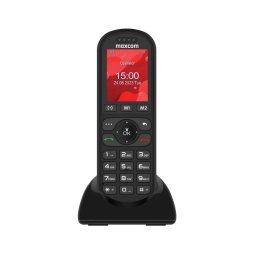 Telefon DECT cu SIM Maxcom MM 39D, 1000 mAh, 176 x 220 pixeli, 4G, Negru