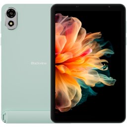 Tableta Blackview Zeno 1, Procesor Unisoc Tiger T615 Octa-core, Ecran HD IPS 8", 4GB RAM, 64GB Flash, Camera 8MP, AI integrat, Wi-Fi, Bluetooth, 4G, Dual SIM, Android 15, Verde