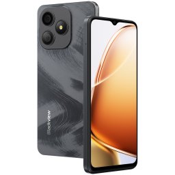 Telefon Mobil Blackview WAVE 9C, 6.56" HD IPS, 720x1612, 4GB RAM, 64GB stocare, Octa Core 1.6GHz, Camera 13MP, 5000mAh, Android 15, Negru