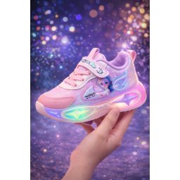 Adidasi cu luminite pentru fetite Super Cute Doll