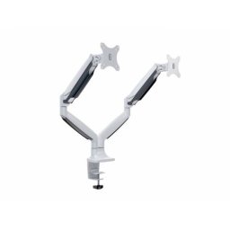 Suport 2 Monitoare Multibrackets MB-7086 De Masa Gas Spring 15- 27inch Max 9kg / Monitor Alb