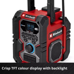 Einhell battery-powered radio TE-CR 18 Li DAB+/FM/BT - Solo