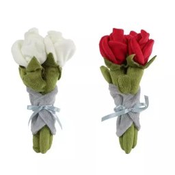 Ia-mă acasă! Buchet de flori din pluș - 22 cm, diverse tipuri