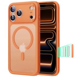 Husa iPhone 17 Pro Max ESR Classic Hybrid HaloLock, portocalie