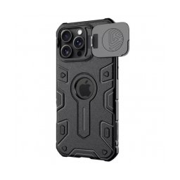 Husa iPhone 16 Pro Max MagSafe pentru Apple, Nillkin, CamShield Armor Prop, Neagra