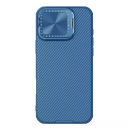 Husa iPhone 16 Pro Max Nillkin CamShield Prop, albastru