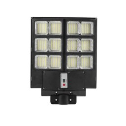 Proiector Solar LED 1000W Voltix Premium, Panou fotovoltaic inclus, Telecomanda