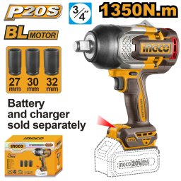 Filetanta 20V 3/4 1350nm Fara Acumulator INGCO CIWLI201351