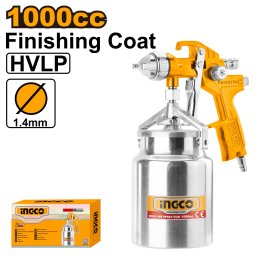 Pistol Vopsit Aluminiu Vas Metal Jos 1000cc INGCO ASG2101