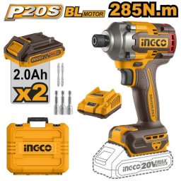 Filetanta 20V 1/4 285nm cu 2 Baterii INGCO CIRLI2028E