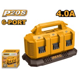 Incarcator cu 6 Porturi 4.0Ah INGCO FCLI2064