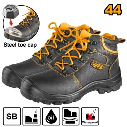 Bocanci Protectie Negri cu Varf Metalic 39 INGCO SSH04SB.39