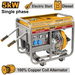 Generator 5KW Diesel INGCO GDE50001