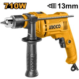 Bormasina 710W cu Impact Mandrina cu Cheie INGCO ID7108