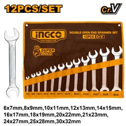 Chei fixe in Panza Set 12buc 6-32mm INGCO HKSPA2142