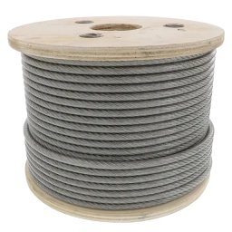 Cablu Otel Zincat 5mm 100m pentru Fixare Ancorare si Constructii Rezistenta Mare la Tractiune