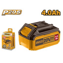 Baterie Acumulator 20V 4Ah Li-Ion Profesional cu Indicator LED pentru Scule INGCO P20S INGCO FBLI2002