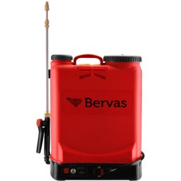 Pompa de Stropit Electrica 16L Bervas BCF Standard cu Acumulator, Lance din Alama si 3 Duze, Pulverizare Automata pentru Gradina