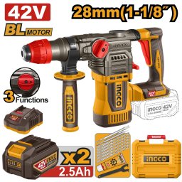 Picamer 42V 28mm cu 2 Acumulatori INGCO CRHLI422882