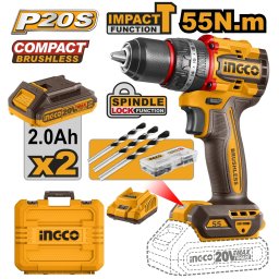 Bormasina 20V 55Nm Industrial INGCO CIDLI20558E