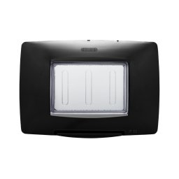 Rama Ornament 3M Gewiss Chorus IP55 negru GW16703TNN