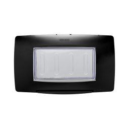Rama Ornament 4M Gewiss Chorus IP55 negru GW16704TNN