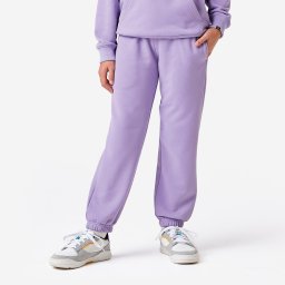 Pantalon de trening, larg, mov, fete