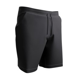 Șort de alergare respirant KIPRUN Run 500 Dry Negru Bărbați