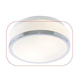 Searchlight - Difuzor din sticlă de rezervă pentru corpul de iluminat DISC E27