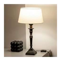 Brilagi - Lampă de masă CERIA 1xE27/60W/230V, Ø 25 cm, negru/alb