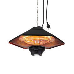 Blumfeldt Heat Hexa, încălzitor cu infraroșu, 800/1200 W, halogen, IP34, LED, negru (HHG4-Heat Hexa-BL)